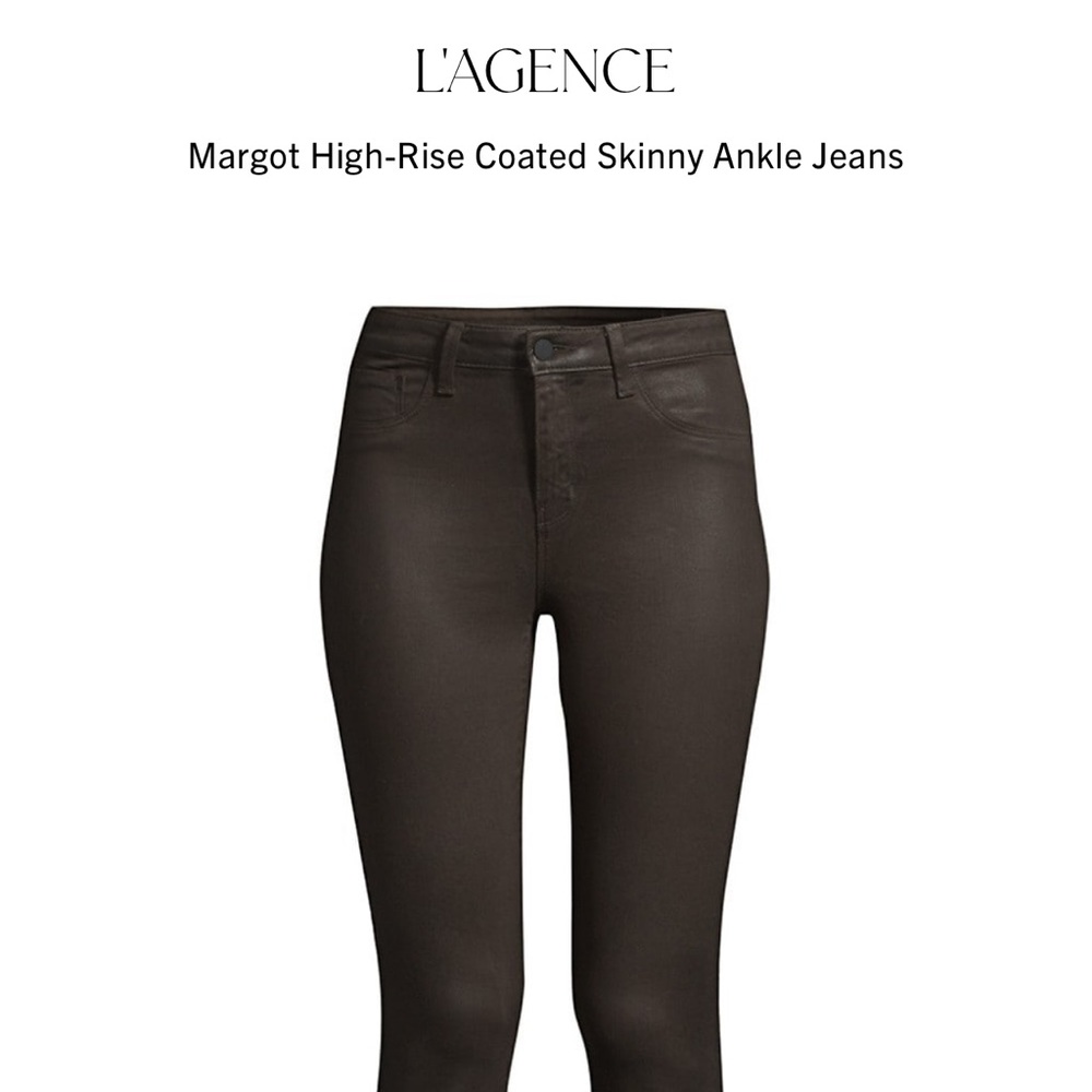 L'AGENCE

Margot High-Rise Coated Skinny Ankle Jeans